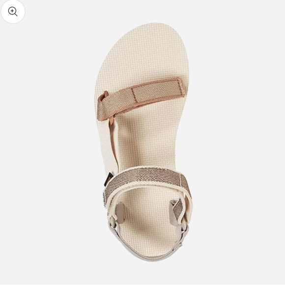 Teva Teva Midform Universal Karina Swan Metallic Multi Cream Size 8 Velcrow - Picture 4 of 15